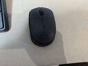 羅技（Logitech）MK235 鍵鼠套裝 無(wú)線(xiàn)鍵鼠套裝 辦公鍵鼠套裝  防潑濺防指紋 全尺寸 帶無(wú)線(xiàn)2.4G接收器 黑 曬單實(shí)拍圖