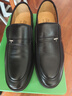 蜻蜓牌（DRAGON-FLY）【100%全牛皮】皮鞋男士商務(wù)休閑真皮防滑軟底軟面百搭男士皮鞋子 黑色【四季單鞋款】 40 (250mm) 曬單實(shí)拍圖