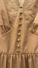 固執(zhí)（OBSTINATE）【特價(jià)】夏季新款法式復(fù)古刺繡短袖中長款齡氣質(zhì)連衣裙女裝 豆沙紅色 160/80A/S 曬單實(shí)拍圖