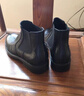 CDGLVCK&LEER意大利風(fēng)品牌切爾西靴英倫真皮圓頭短靴男冬季保暖高幫加絨皮鞋男 黑色加絨 44 奢侈品牌 曬單實(shí)拍圖