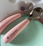 babycare兒童餐具輔食碗注水保溫碗不銹鋼叉勺寶寶吃飯喝水?huà)雰褐軞q禮盒粉 曬單實(shí)拍圖