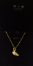 周大福滿天星光珠基礎(chǔ)鏈足金黃金項(xiàng)鏈(工費(fèi)360)40cm 約3g EOF1627 曬單實(shí)拍圖