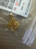 周六福（ZLF）  黃金吊墜女款足金無極金編織四葉掛墜幸 計(jì)價(jià) 單吊墜(不含鏈) - 1.06g 曬單實(shí)拍圖