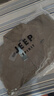 JEEP SPIRIT吉普夾克男春秋外套時(shí)尚舒適休閑潮流百搭翻領(lǐng)寬松純色上衣 棕咖色 3XL （建議170-190斤） 曬單實(shí)拍圖