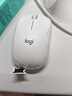 羅技（Logitech）M221無(wú)線(xiàn)鼠標 辦公鼠標 靜音鼠標 筆記本臺式機家用帶USB接收器 多色可選 M221-雪融白 曬單實(shí)拍圖