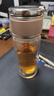 希樂(lè )（cille）茶水分離玻璃杯男士商務(wù)禮物茶水杯加厚高硼硅雙層耐高溫飲水杯子 曬單實(shí)拍圖