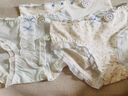 莫代爾4條女士?jì)妊澟兠蘅咕d2025新款透氣夏天可愛(ài)少女生三角短褲 【藍色小花 】 4條 L 【建議85-105斤】 曬單實(shí)拍圖