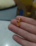 周大生x旺仔牛奶糖聯(lián)名黃金琺瑯轉運珠桃花足金手鏈生日禮物送女友 旺上加旺轉運珠-0.95g-【不配繩,介意慎拍】 【單轉運珠-無(wú)贈品,介意慎拍】 曬單實(shí)拍圖