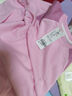 唐獅（TonLion）女童撞色休閑衛衣春季新款甜美可愛(ài)拼接長(cháng)袖上衣潮 粉色 140 曬單實(shí)拍圖