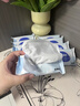 德佑嬰兒手口濕巾 寶寶濕紙巾便攜小包10抽*30包 幼兒園便攜出行濕巾 曬單實(shí)拍圖