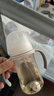 貝親奶瓶ppsu 新生兒奶瓶 防脹氣奶瓶 還原母乳親喂感寬口徑耐摔 240ml+重力球吸管 6個(gè)月以上 曬單實(shí)拍圖
