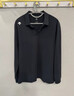 迪桑特（DESCENTE）高端商務(wù)時(shí)尚吸濕速干親膚保暖Logo寬松長(cháng)袖Polo衫男女同款 黑色 100 曬單實(shí)拍圖