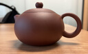 京東京造 宜興紫砂壺手工【原礦紫泥】煮茶泡茶壺茶具 西施壺210ml禮盒裝 曬單實(shí)拍圖