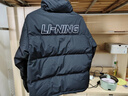 李寧（LI-NING）短款羽絨服秋冬季男女同款保暖防風(fēng)戶外運(yùn)動(dòng)黑色潮流經(jīng)典連帽外套 黑色 【羽絨服】 XL 曬單實(shí)拍圖
