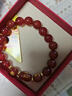 施華索尼亞天然紅瑪瑙水晶男女士手串吉祥佩戴物護身符飾品 【生肖虎】 珠子16mm 曬單實拍圖