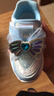迪士尼童鞋女童春秋公主風(fēng)跑步鞋水晶厚底運動(dòng)鞋DST1105藍色26碼 曬單實(shí)拍圖