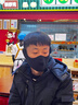 回力保暖口罩冬季男女防寒風(fēng)加厚保暖騎行面罩護耳罩二合一立體口罩 黑色 曬單實(shí)拍圖