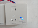 國際電工電瓶車(chē)充電保護器86型五孔面板充電樁智能防過(guò)充插座充滿(mǎn)自動(dòng)斷電 明裝 電動(dòng)車(chē)充電保護插座-白色 曬單實(shí)拍圖