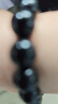 普陀山天然黑曜石手串925銀轉運珠本命佛護身禮物10mm【龍蛇普賢】 曬單實(shí)拍圖