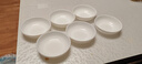 樂(lè )美雅餐具無(wú)鉛耐熱純白簡(jiǎn)約餐盤(pán)飯盤(pán)無(wú)鉛鋼化玻璃微波爐用迪瓦麗時(shí)光款 P1064骨碟高3口徑5英寸 6只 13cm 曬單實(shí)拍圖