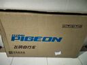 飛鴿（PIGEON）兒童自行車(chē)學(xué)生山地車(chē)青少年單車(chē)單速變越野車(chē)碟剎車(chē)18寸灰黑 曬單實(shí)拍圖