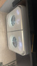 統帥（Leader）海爾智家內衣洗衣機洗烘一體 2KG 雙筒雙屏 可搭成懶人三筒 XQGL20-ZHBD671WU1雙桶 國家補貼 許愿 曬單實(shí)拍圖