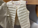 雪中飛經(jīng)典新款基礎舒適輕薄羽絨便捷短款保暖羽絨小馬甲輕盈便攜舒適 黎蔓卡其|7202-女 L 170/92A 曬單實(shí)拍圖