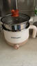 榮事達304不銹鋼電煮鍋家用多功能一體宿舍單人小型泡面鍋迷你小火鍋寶寶蒸煮一體無(wú)涂層輔食鍋帶蒸籠 2L 食品級內膽+304不銹鋼蒸籠+1.5m線(xiàn) 曬單實(shí)拍圖