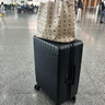 愛華仕行李箱男拉桿箱女大容量旅行箱輕便萬向飛機(jī)輪24英寸密碼箱騎士黑 曬單實(shí)拍圖