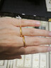 周大福傳承禮物祥云瑞氣傳承足金黃金戒指情侶F222998工費:580計價(jià)禮盒古法 11號 足金 約4.95g 曬單實(shí)拍圖