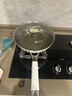 雙立人（ZWILLING）德國炒鍋有鈦陶瓷不粘鍋家用平底炒菜鍋無(wú)涂層電磁爐煤燃氣灶 32CM【 0涂層】 鈦金陶瓷鍋 32cm 曬單實(shí)拍圖