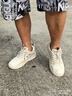 森馬（Senma）男鞋夏季休閑百搭時(shí)尚小白鞋子男士秋季軟底輕便厚底增高板鞋男款 米色 42 曬單實(shí)拍圖