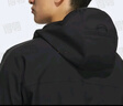 阿迪達斯（adidas）外套男子25冬季新款加絨保暖拒水防風(fēng)運動(dòng)休閑寬松百搭連帽夾克 KA1307 黑色加絨 M 曬單實(shí)拍圖