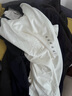 無(wú)印良品（MUJI）女式 水洗 平紋 短褲 休閑 褲子女款夏季款女裝中褲 外穿 米色4A XL (165/74A) 曬單實(shí)拍圖