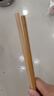 唐宗筷 天然竹筷子-招財貓10雙裝 家用酒店用 碳化竹筷餐具套裝C1091 曬單實(shí)拍圖