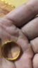 菜百首飾 黃金耳飾 足金簡(jiǎn)約大氣泰式鐳射鳳凰耳環(huán) 計價(jià) 約5.50克 曬單實(shí)拍圖