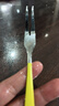 京東京造 叉子 水果叉牛排西餐餐具不銹鋼食品用分餐【烤漆工藝】4只裝 曬單實(shí)拍圖