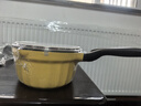 北鼎小奶鍋輔食鍋泡面鍋煮粥鍋不粘鍋熱奶煮蛋一人用雪平鍋20cm小鵝黃 曬單實(shí)拍圖