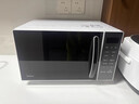 美的家用微波爐 小型平板式高效速熱20升 智能菜單 一鍵解凍殺菌除味  大平板底盤(pán)易清潔 寶寶輔食菜單 M2C 曬單實(shí)拍圖