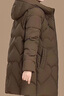 皮爾卡丹（pierre cardin）反季清倉媽媽裝棉衣女中長(cháng)款寬松大碼洋氣棉服冬季外套加厚棉襖潮 咖啡色 L 建議90-120斤 曬單實(shí)拍圖