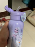 迪士尼（Disney）兒童保溫杯316不銹鋼吸管直飲水杯幼兒園小學(xué)生雙飲水壺愛(ài)莎公主 曬單實(shí)拍圖