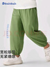巴帝巴帝夏季純棉兒童裝防蚊褲男女寶寶運動(dòng)休閑長(cháng)褲子 害羞鱷魚(yú) 140 曬單實(shí)拍圖