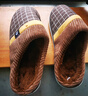 始豐【特大碼36-51】始豐棉拖鞋男冬季保暖大號居家防滑毛拖鞋女棉鞋 咖啡 46-47 【適合45-46碼】 曬單實(shí)拍圖