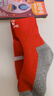 卡爾美（KELME）卡爾毛巾底防滑足球襪長(cháng)筒過(guò)膝超長(cháng)兒童足球襪比賽襪子W 【32-38】紅白  青少年 曬單實(shí)拍圖