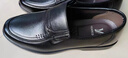 意爾康男鞋羊皮舒適商務(wù)休閑皮鞋真皮套腳爸爸鞋 60682W 黑色    41    曬單實(shí)拍圖