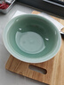 甌江龍泉青瓷湯碗菜碟中式水墨風(fēng)9英寸陶瓷大湯碗家用水芙蓉魚(yú)盤(pán) 9寸水芙蓉湯碗-天青 曬單實(shí)拍圖