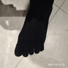 五指襪子男夏季薄款棉襪消臭腳10A抗菌吸汗男士無(wú)骨分趾短襪子 白+黃+藍+黑+深灰 5雙 曬單實(shí)拍圖