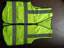 巖揚反光背心 工地建筑施工反光衣 交通安全警示反光馬甲可定制印字 多兜款熒光黃反光馬甲 曬單實(shí)拍圖