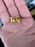 周大生幸運風(fēng)車(chē)黃金耳飾女5G足金耳釘直針耳環(huán)生日禮物送女友 足金幸運風(fēng)車(chē)耳釘 2.07g 曬單實(shí)拍圖