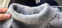繡羅裳羊絨線(xiàn)織圍巾手編機織純山羊絨毛線(xiàn)中粗貂絨線(xiàn)手工編織圍巾線(xiàn) 201淺灰色（買(mǎi)一兩送一兩） 曬單實(shí)拍圖